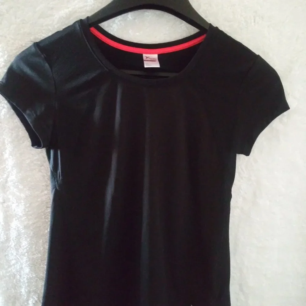 Old Navy Active Go-Dry Black Short Sleeve Activewear Top Women's Size S - Picture 2 of 10